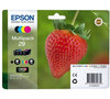 29 Erdbeeren Multipack CMYBK zu Epson T298640 175/3x180 Seiten